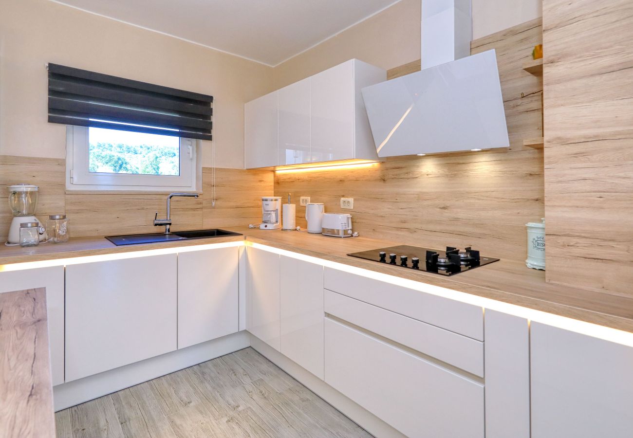 House in Ljubac - Holiday House Rose directly by the sea