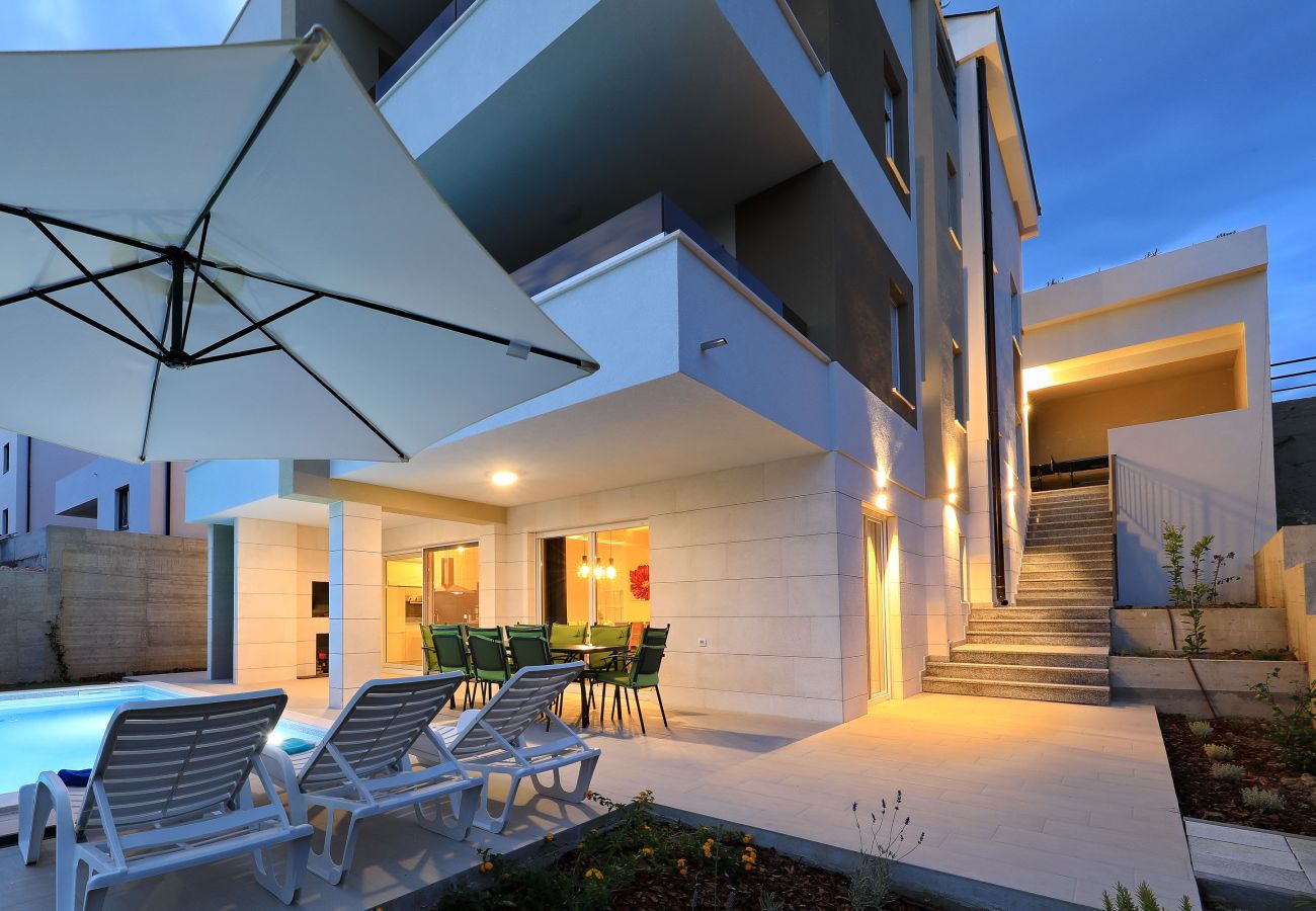 Apartment in Kožino - Apartment Vidalis 2 with Private Pool