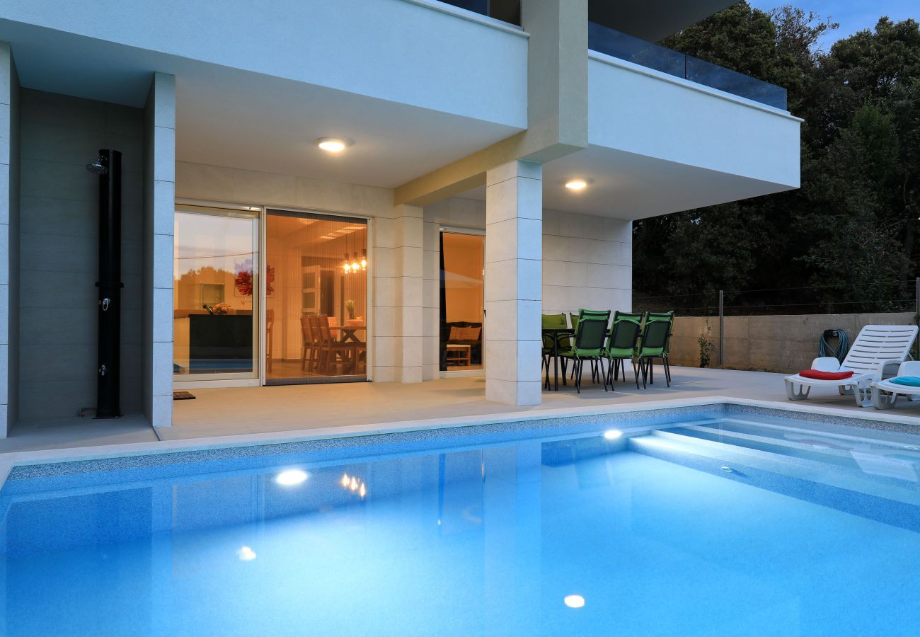 Apartment in Kožino - Apartment Vidalis 2 with Private Pool