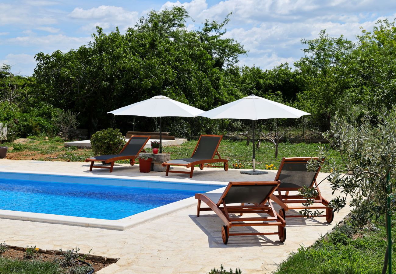 House in Vrsi - Holiday Home Pomalo with Pool
