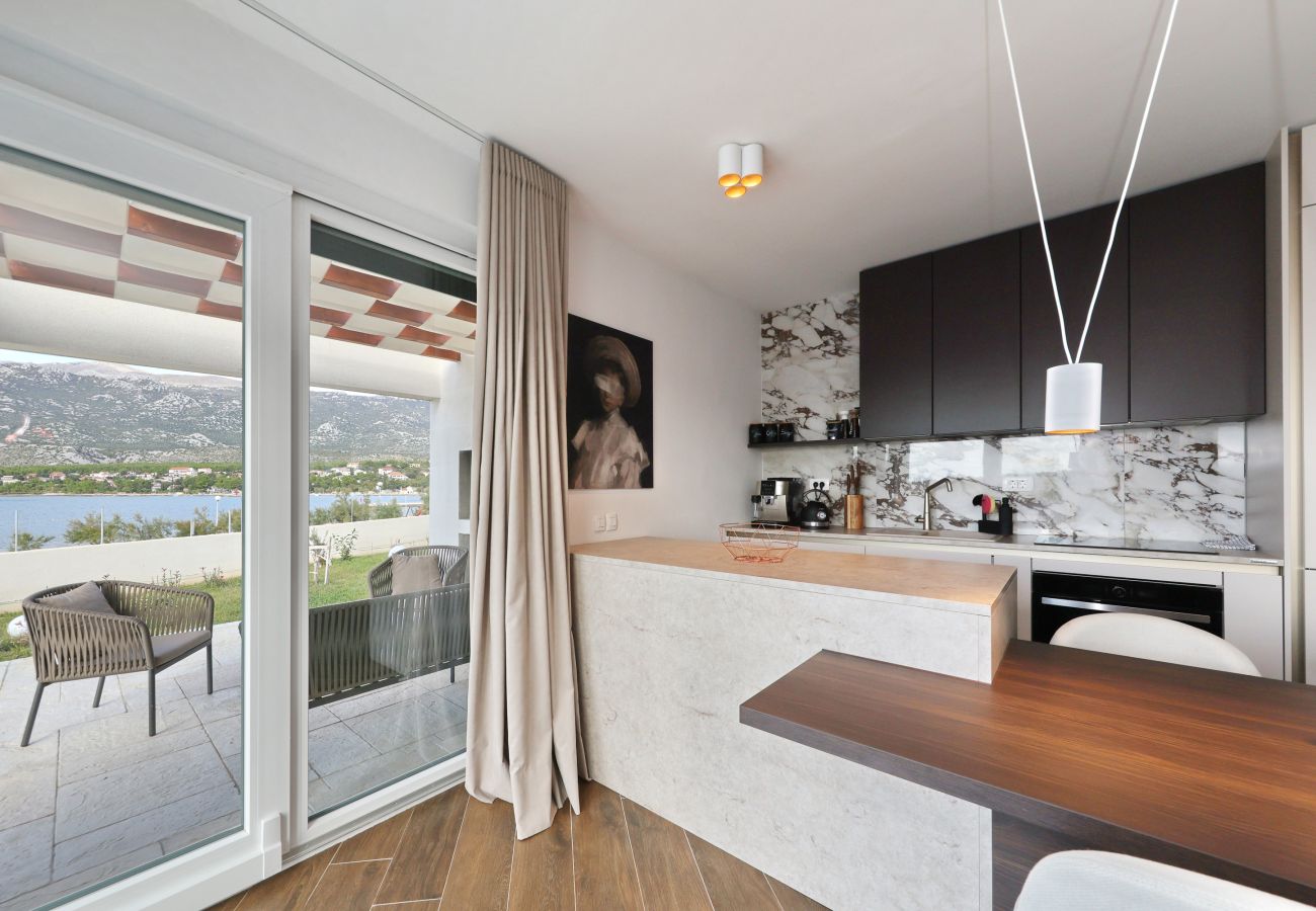 Villa in Rovanjska -   Villa Wave of Love with Sea View and Pool