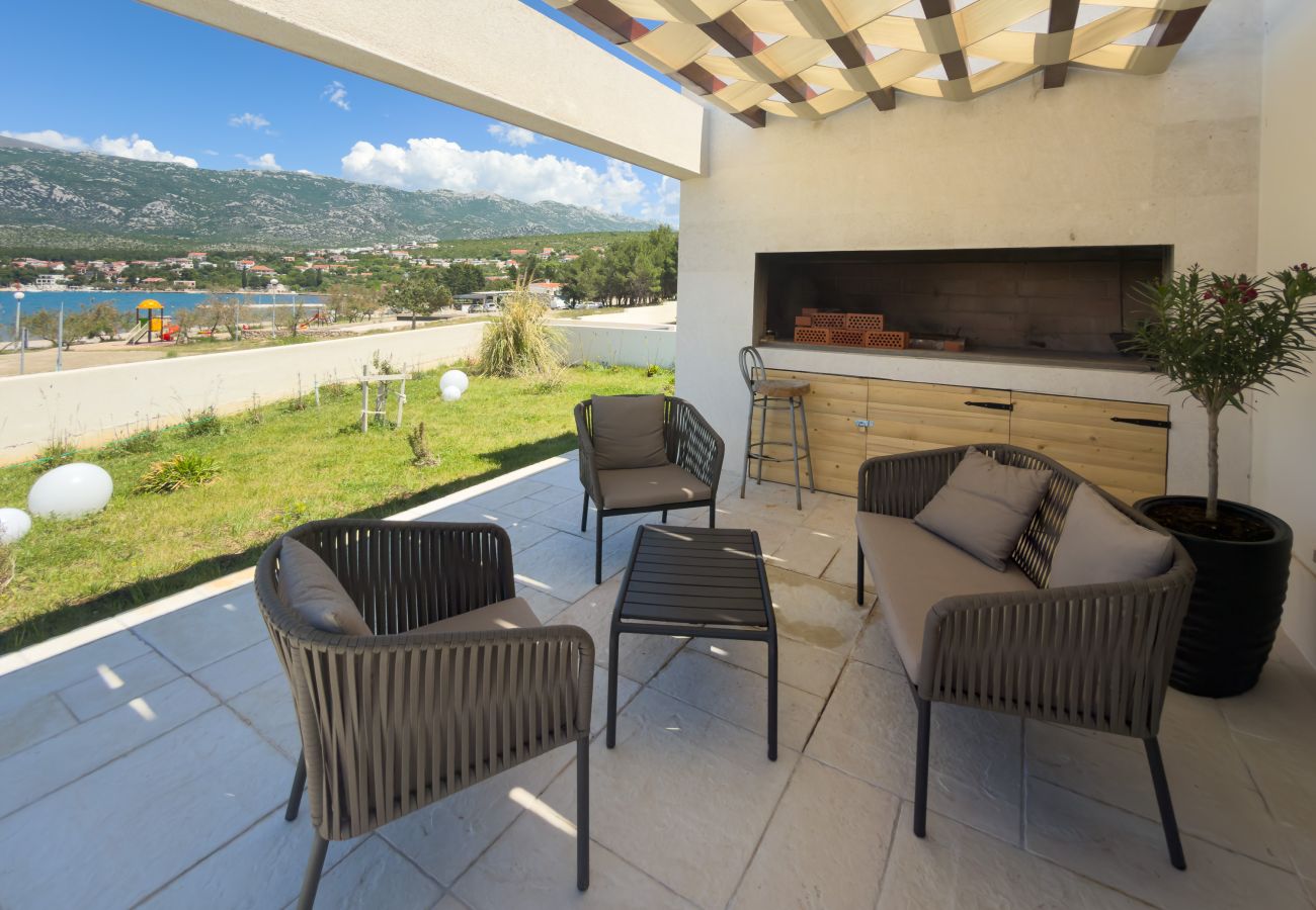 Villa in Rovanjska -   Villa Wave of Love with Sea View and Pool