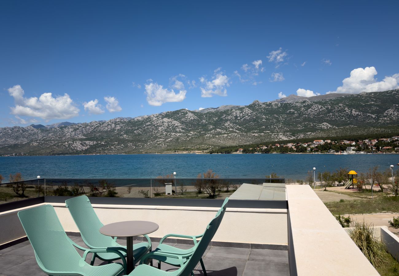 Villa in Rovanjska -   Villa Wave of Love with Sea View and Pool