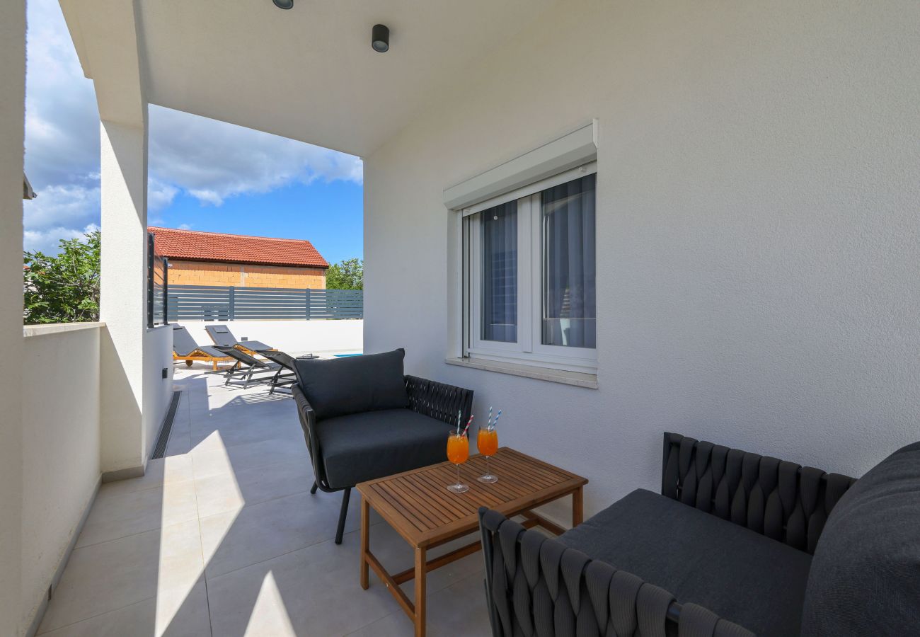 Apartment in Maslenica - Apartment Kala with Heated Private Pool