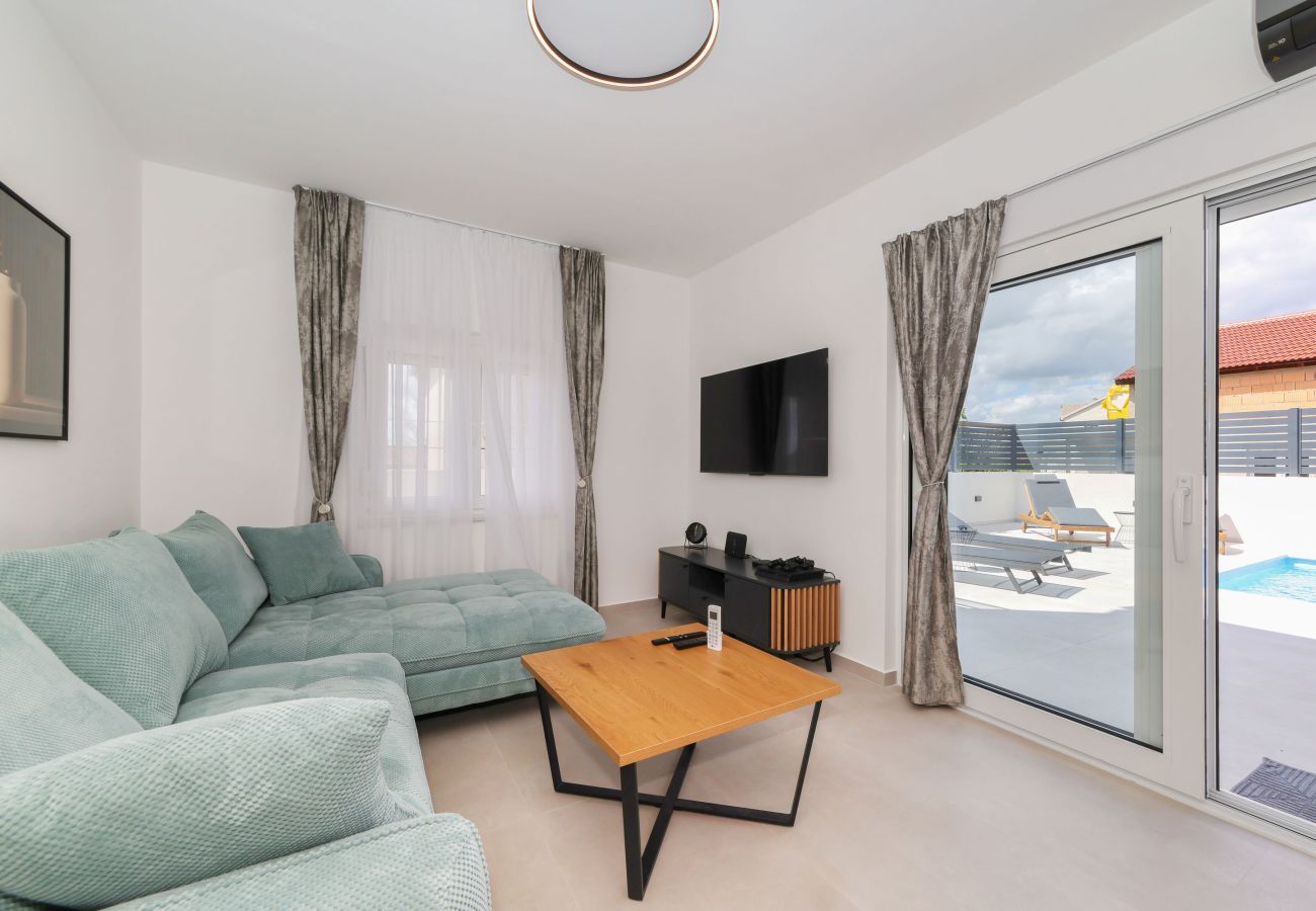 Apartment in Maslenica - Apartment Kala with Heated Private Pool