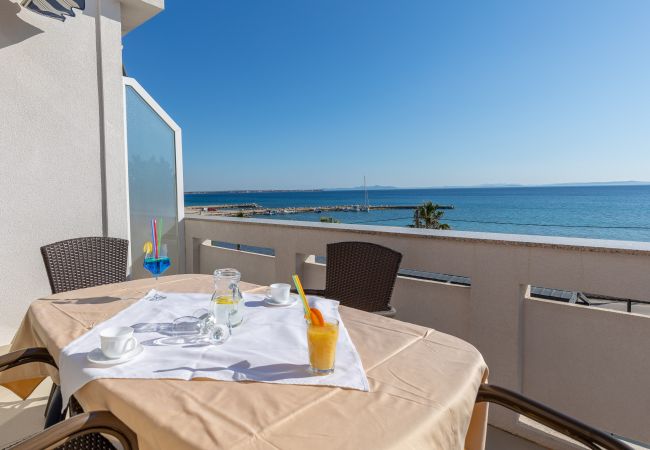 Ferienwohnung in Vir - Ferienwohnung Paradiso No.2 mit Meerblick