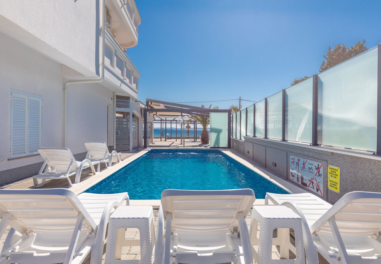 Ferienwohnung in Vir - Ferienwohnung Paradiso No.2 mit Meerblick
