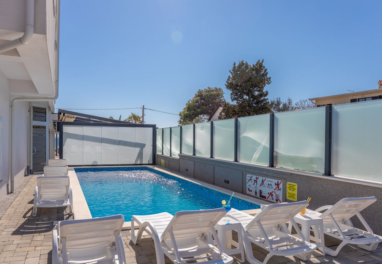 Ferienwohnung in Vir - Ferienwohnung Paradiso No.4 mit Meerblick