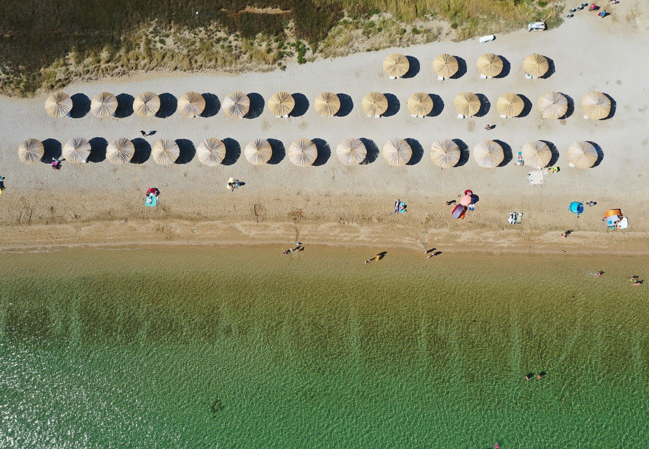 Ferienwohnung in Nin - Sandstrand 2 mit Meer- und Bergblick