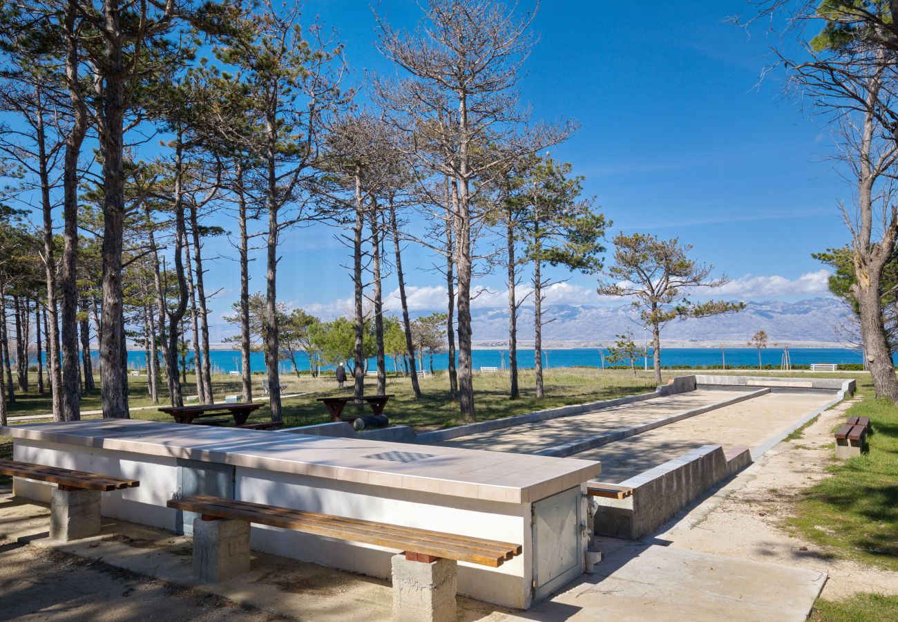 Ferienwohnung in Nin - Sandstrand 2 mit Meer- und Bergblick