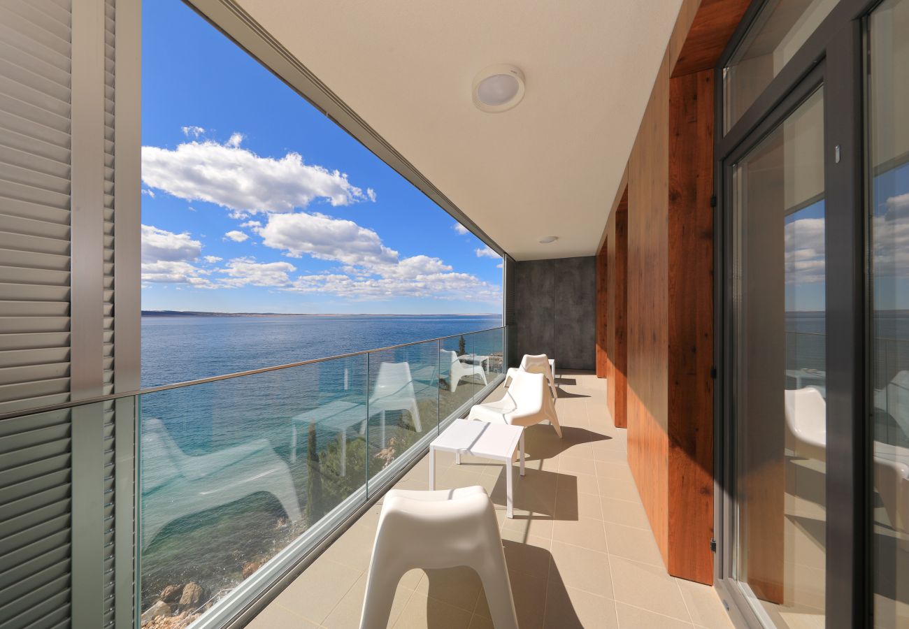 Ferienwohnung in Starigrad - Ferienwohnung Meeresbrise 5 direkt am Meer