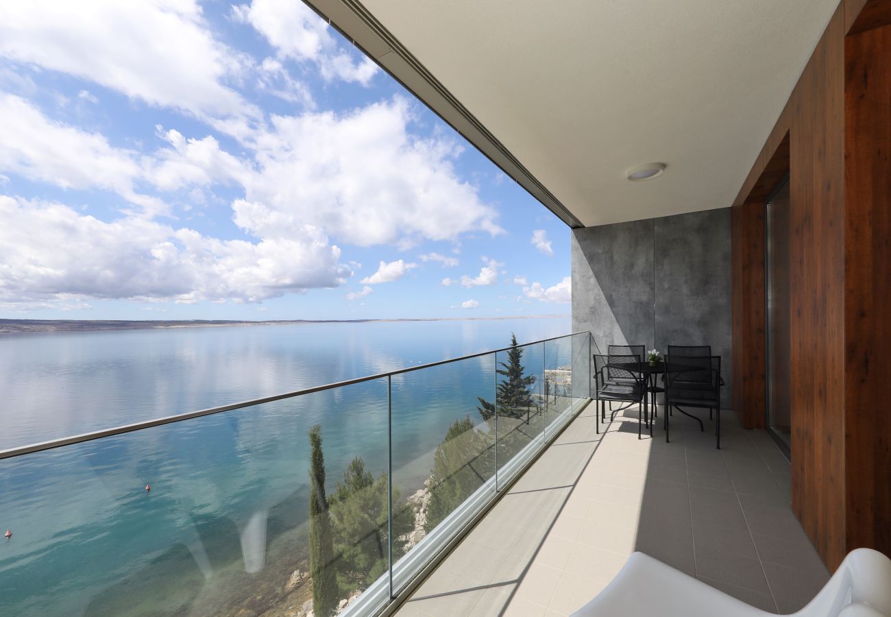 Ferienwohnung in Starigrad - Ferienwohnung Meeresbrise 4 direkt am Meer