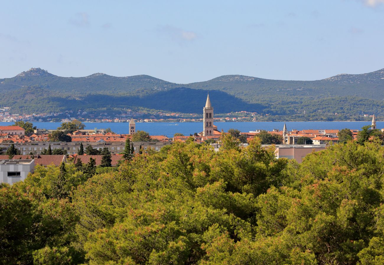 Ferienwohnung in Zadar -  Ferienwohnung Kostela mit Balkon und Stadtblick