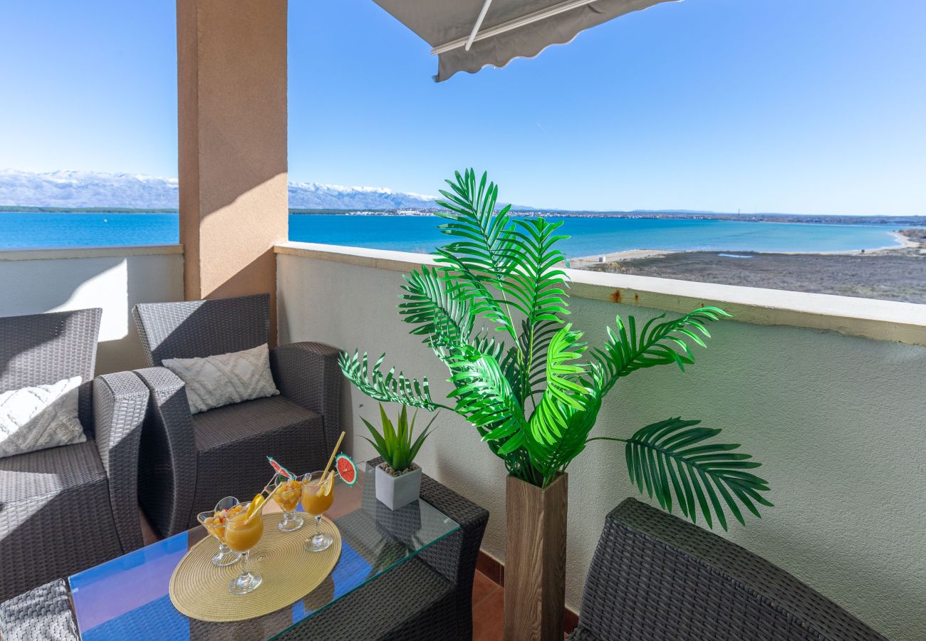 Ferienwohnung in Nin - Ferienwohnung Sandstrand 4 mit Meerblick