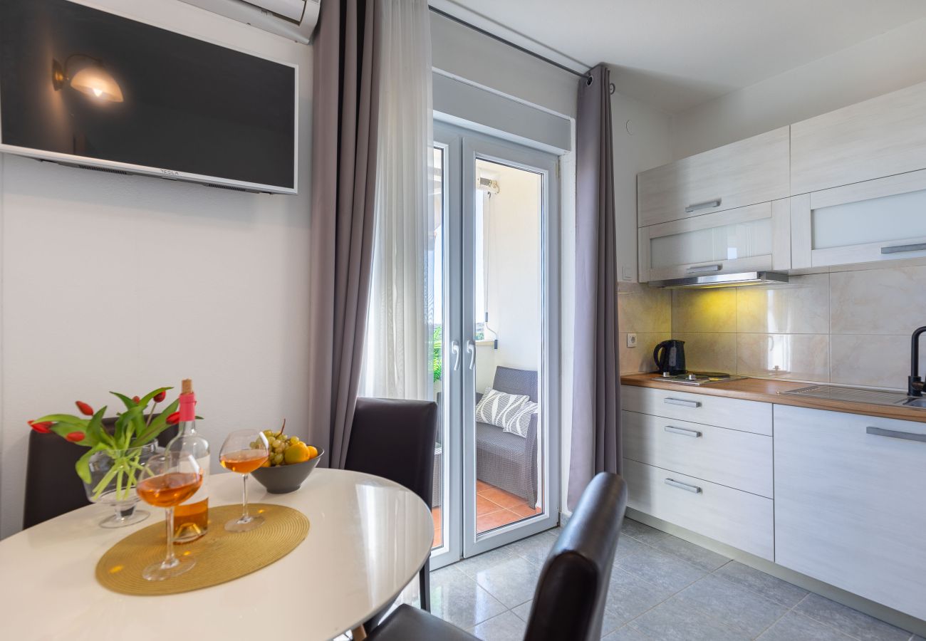 Ferienwohnung in Nin - Ferienwohnung Sandstrand 4 mit Meerblick