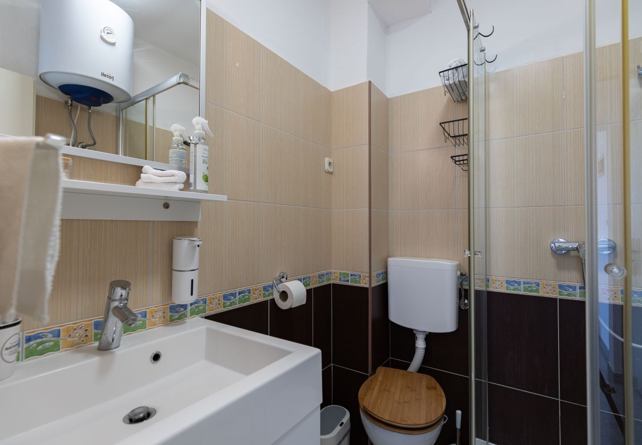 Ferienwohnung in Nin - Ferienwohnung Sandstrand 4 mit Meerblick