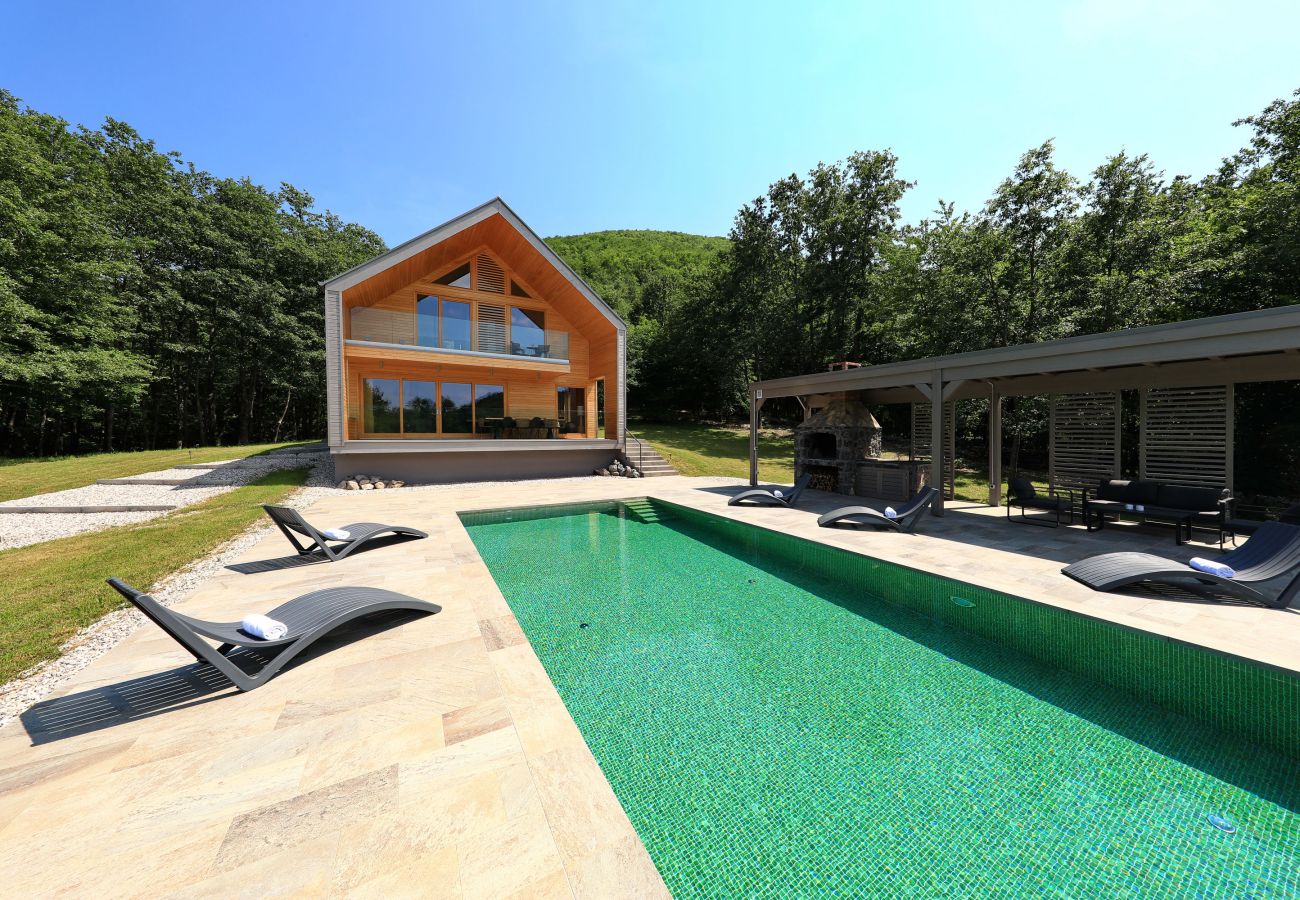 Villa in Lovinac - Villa Lovelos mit Infinity Pool in ruhiger Natur