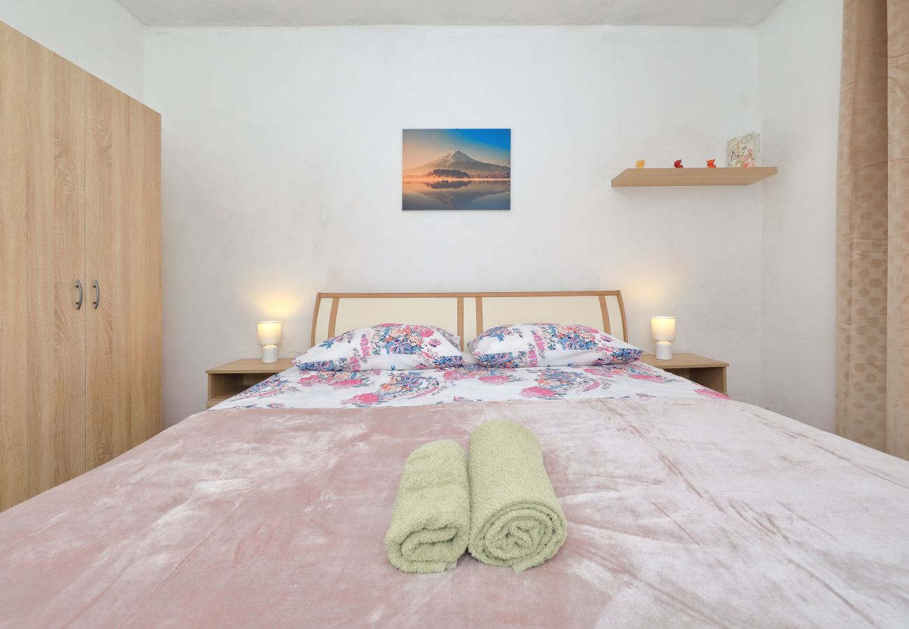 Ferienhaus in Ražanac - Ferienhaus Rudic mit großem Garten