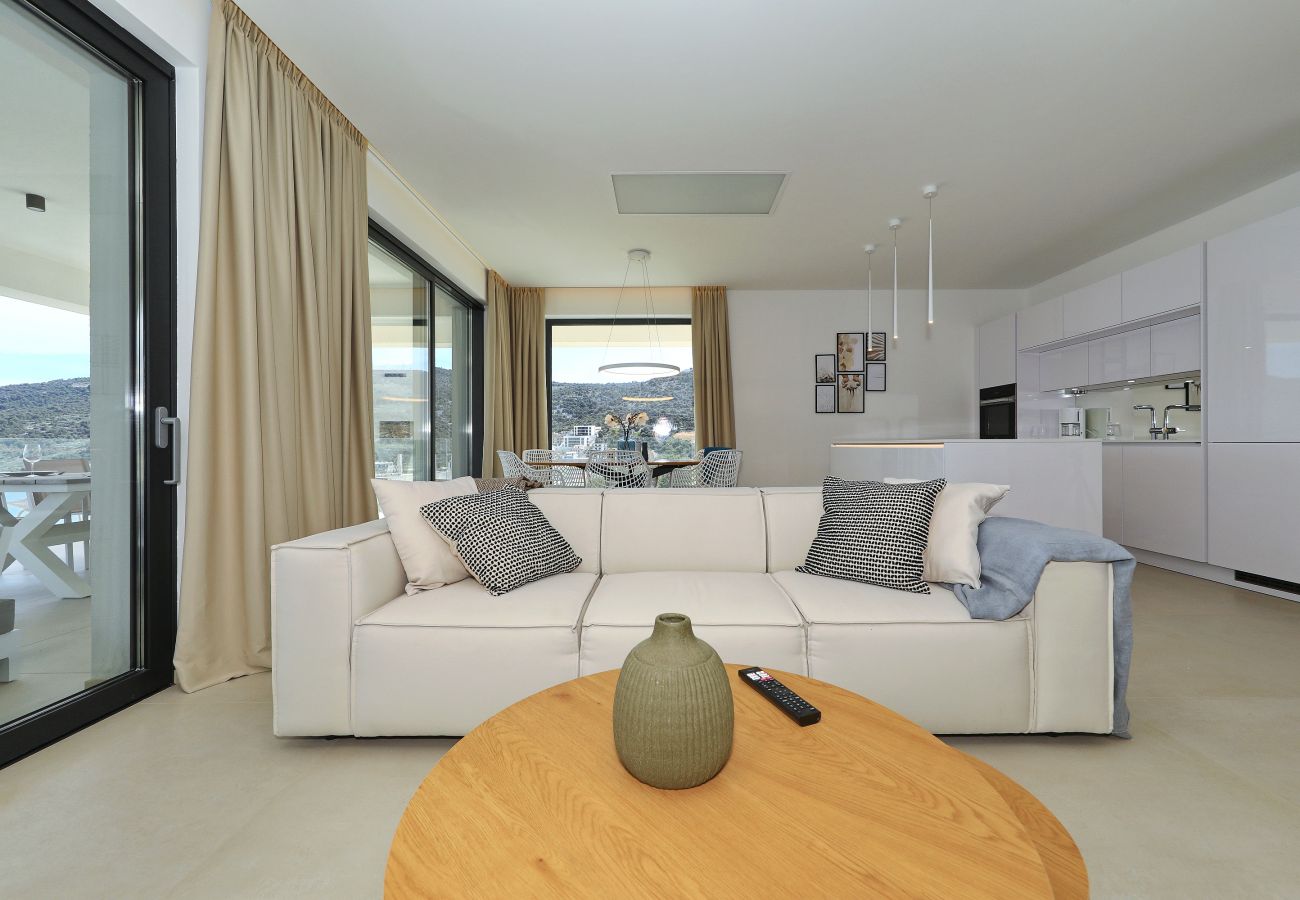 Ferienwohnung in Marina - Ferienwohnung Mentis mit Meerblick