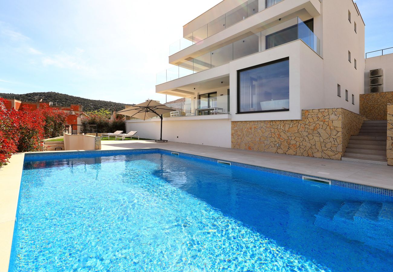 Ferienwohnung in Marina - Ferienwohnung Mentis mit Meerblick