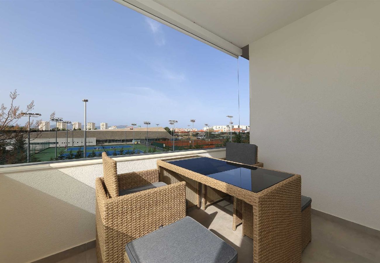 Ferienwohnung in Zadar - Ferienwohnung Luxury Apartment 4 mit Balkon