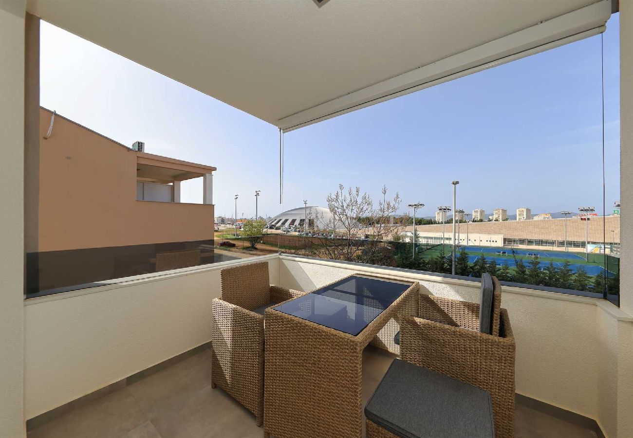 Ferienwohnung in Zadar - Ferienwohnung Luxury Apartment 4 mit Balkon
