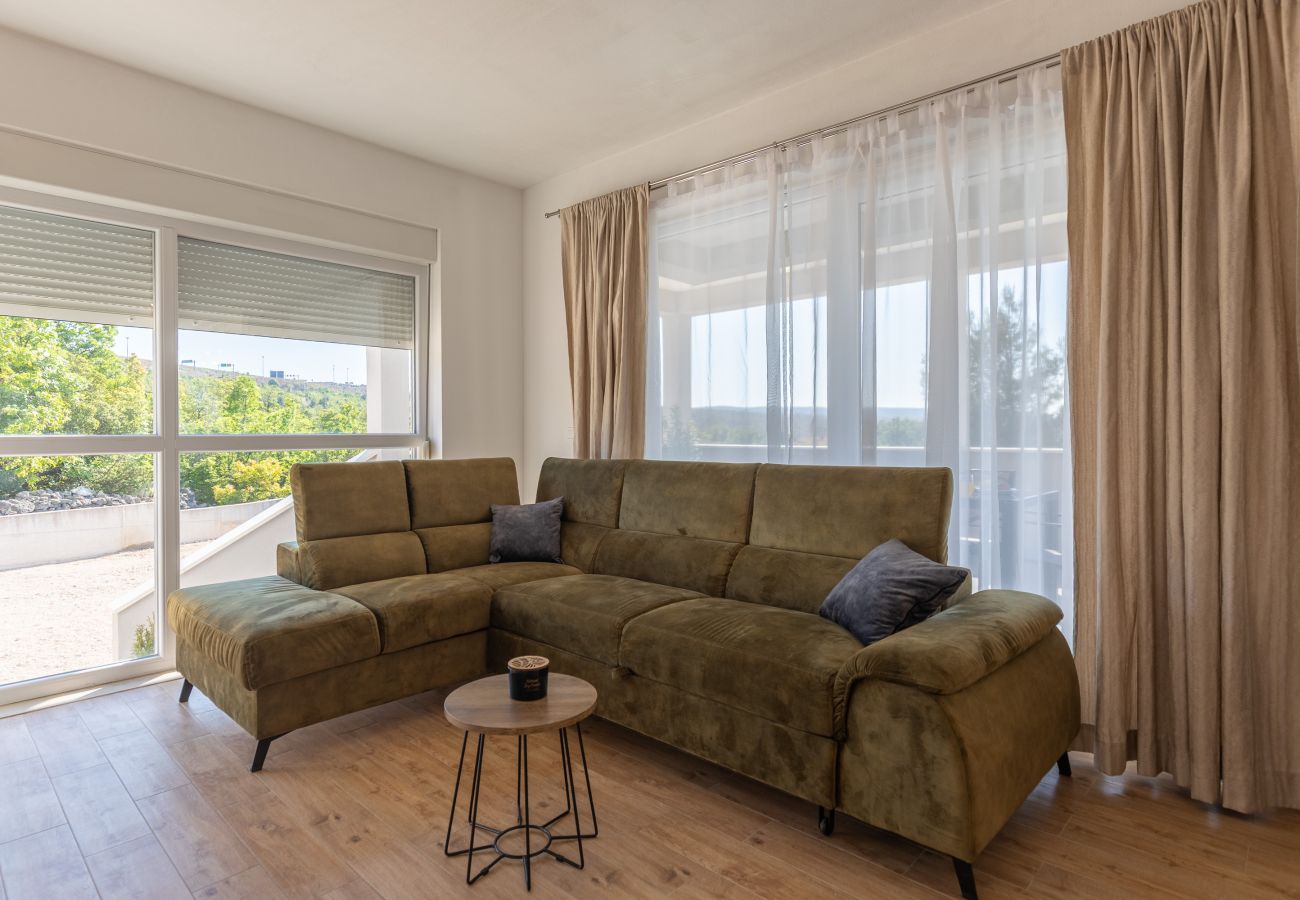 Ferienwohnung in Rovanjska - Ferienwohnung Temida mit Meerblick