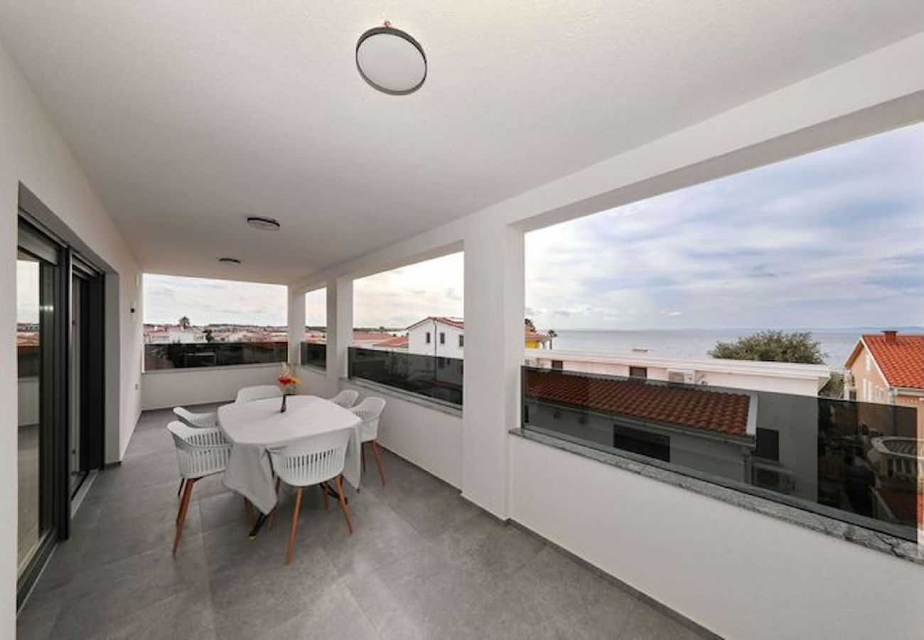 Ferienwohnung in Vir - Ferienwohnung Cicak No 2 mit Meerblick