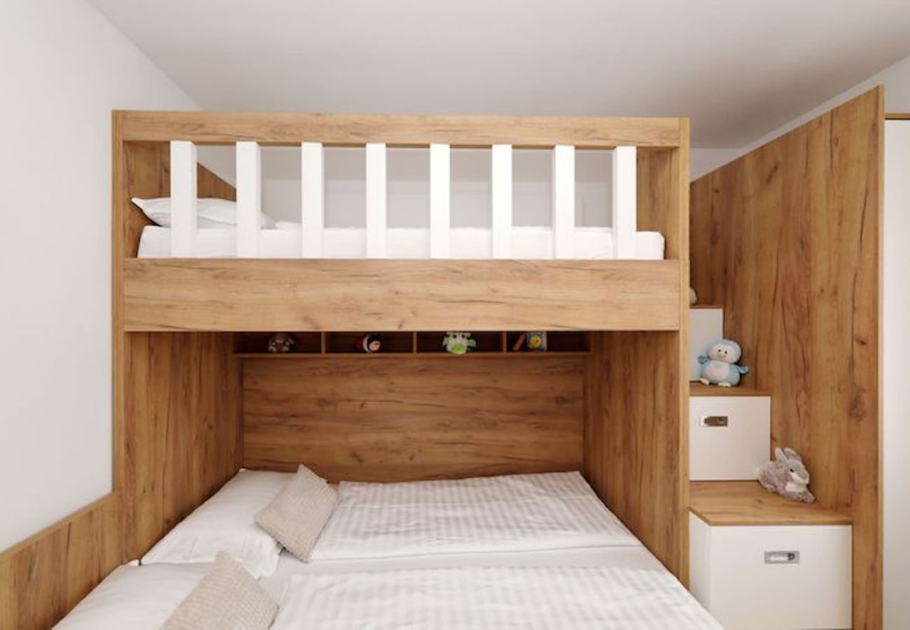 Ferienwohnung in Vir - Ferienwohnung Cicak No 2 mit Meerblick