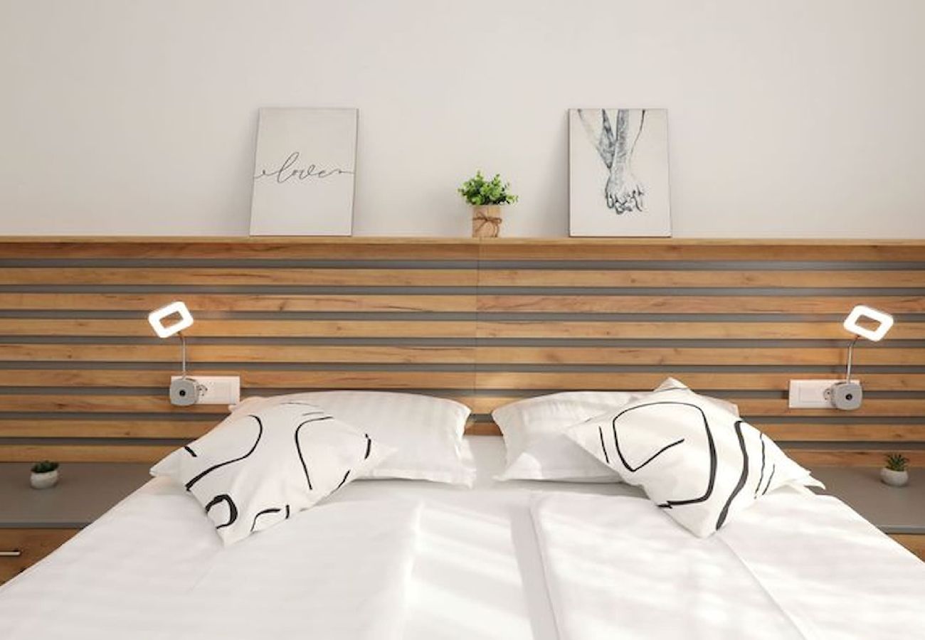 Ferienwohnung in Vir - Ferienwohnung Cicak No 2 mit Meerblick