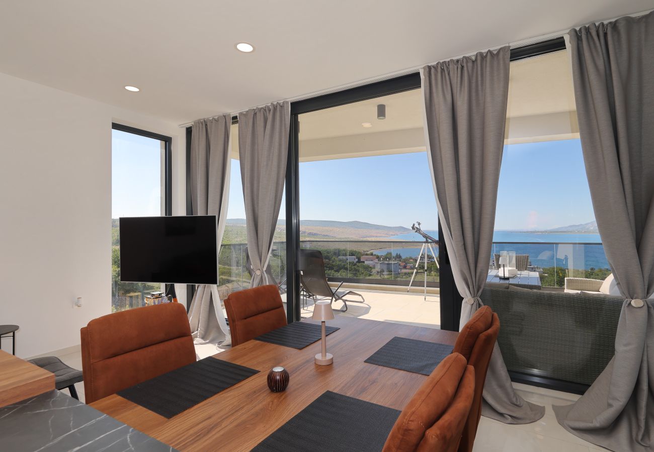 Ferienwohnung in Rovanjska - Ferienwohnung Bay View mit Privatpool