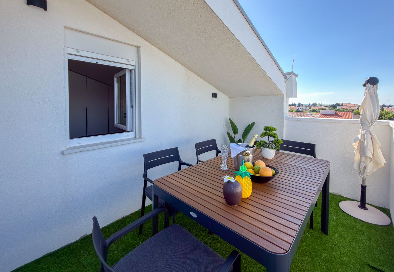 Ferienwohnung in Nin - Ferienwohnung Rita mit Strandblick